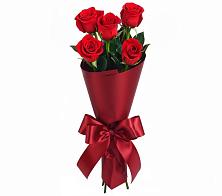 Букет 5 Красных роз Эдлесс Лав в Журавлёвке