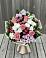 Букет цветов из: Альстромерии, Гвоздики, Розы и Хризантемы в Журавлёвке