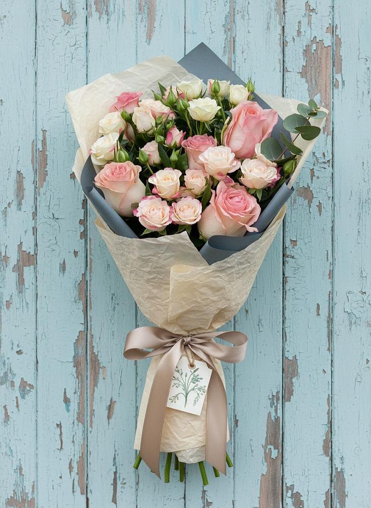 Букет цветов из: Розы в Журавлёвке