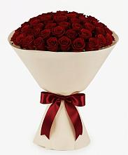 Букет 101 Бордовая роза Блэк Бакарра в Журавлёвке