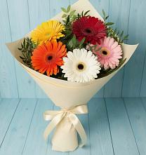 Букет цветов из:  Герберы в Журавлёвке