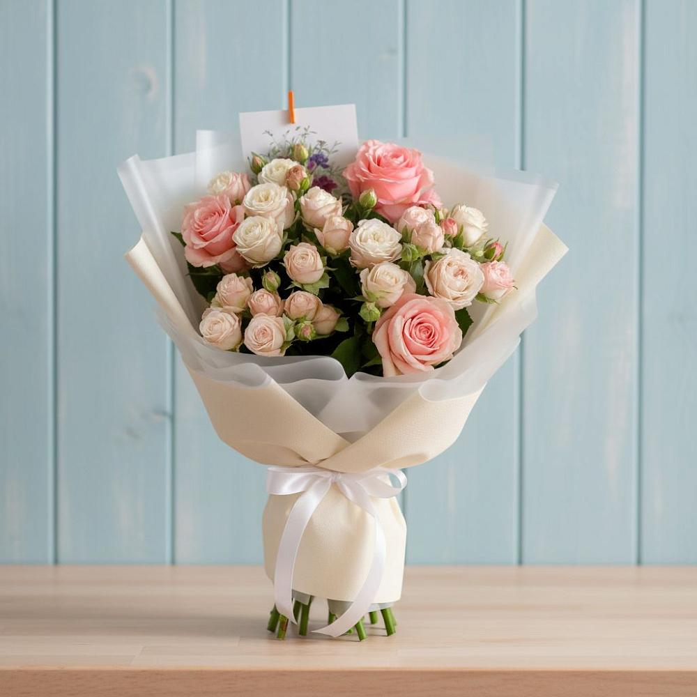 Букет цветов из: Розы в Журавлёвке