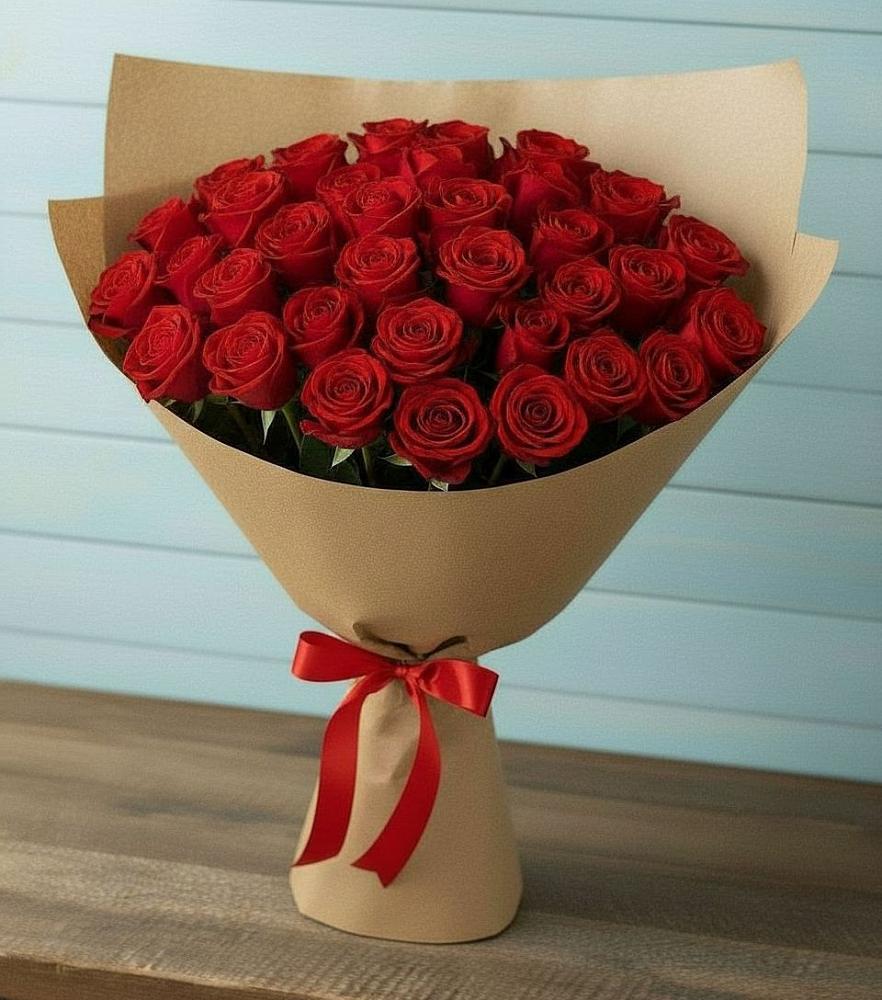 Букет Красные розы Милано в Журавлёвке