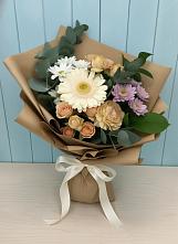 Букет цветов из:  Герберы и Хризантемы в Журавлёвке