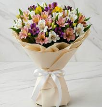 Букет цветов из:  Альстромерии в Журавлёвке