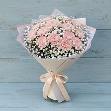 Букет цветов из:  Гвоздики в Журавлёвке