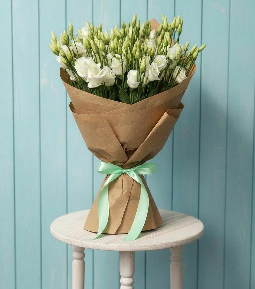 Букет цветов из: Лизиантусы в Журавлёвке