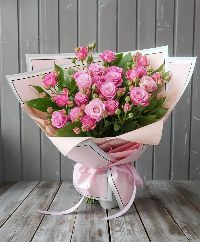 Букет Розовый кустик в Журавлёвке