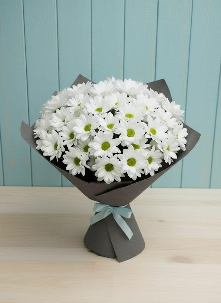 Букет цветов из: Хризантемы в Журавлёвке