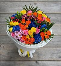 Букет цветов из:  Розы и Хризантемы #REPLACE_PRED# Журавлёвке