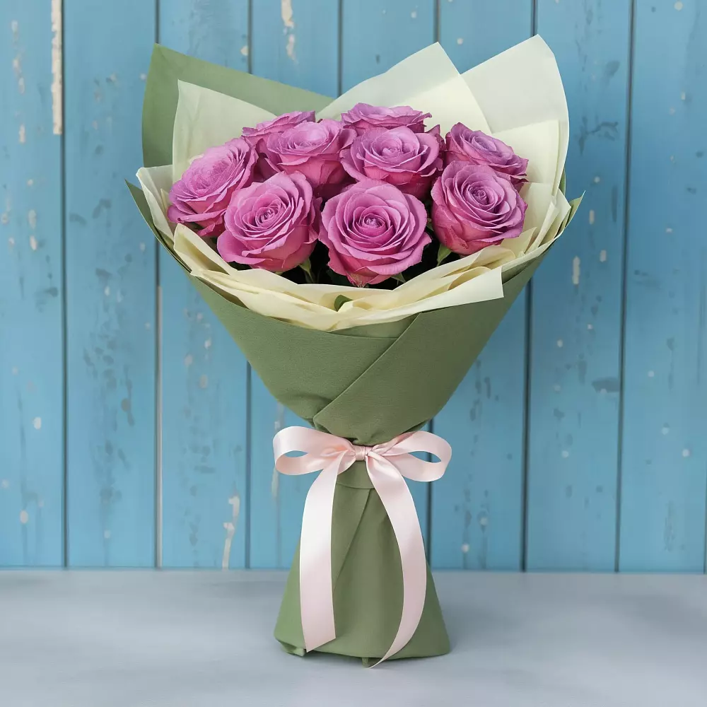 Букет Розы Фёрст Леди в Журавлёвке