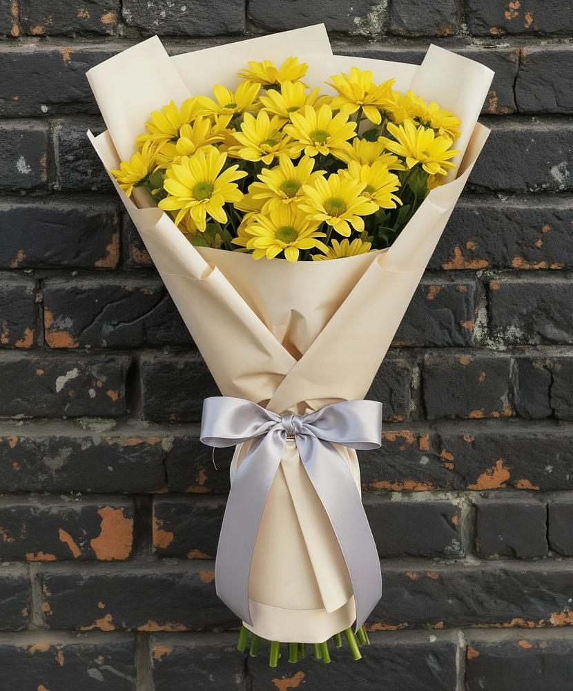 Букет цветов из: Хризантемы в Журавлёвке
