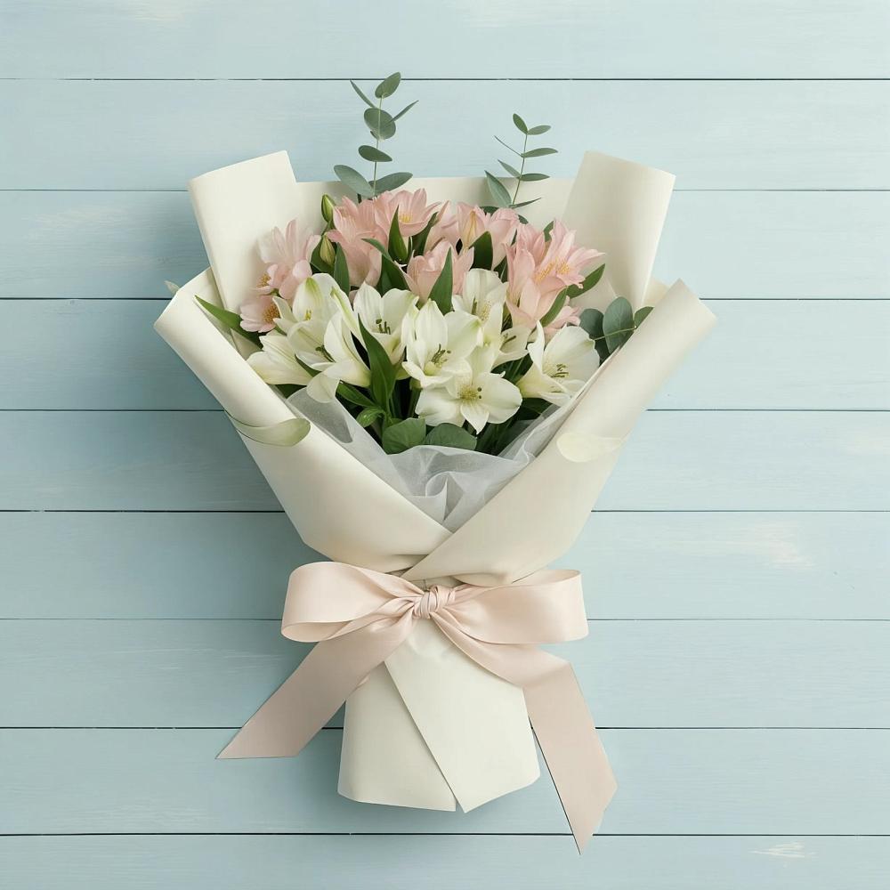 Букет цветов из: Альстромерии в Журавлёвке