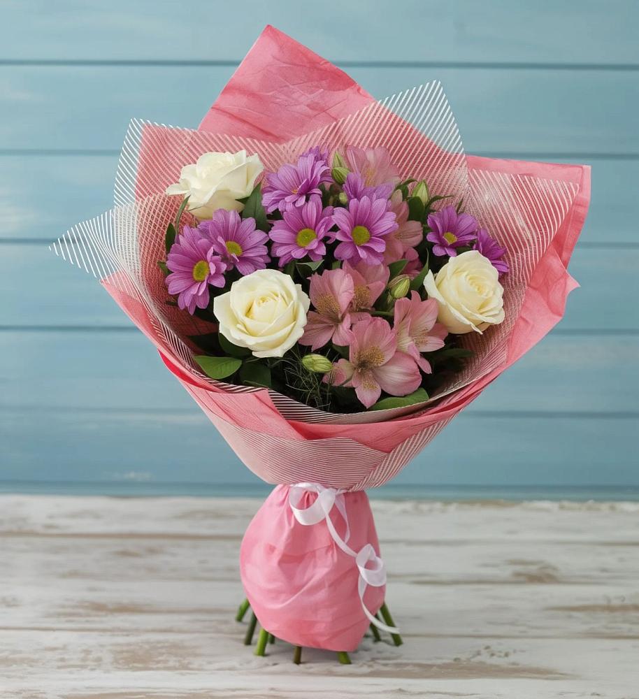 Букет цветов из: Герберы в Журавлёвке