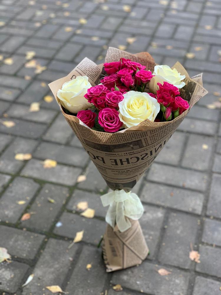 Букет цветов из: Розы в Журавлёвке