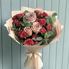 Букет цветов из:  Гвоздики и Розы в Журавлёвке