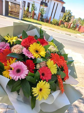 Букет цветов из: Герберы в Журавлёвке
