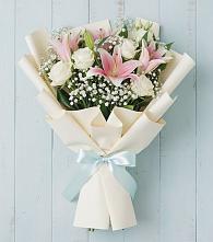 Букет цветов из:  Лилии в Журавлёвке